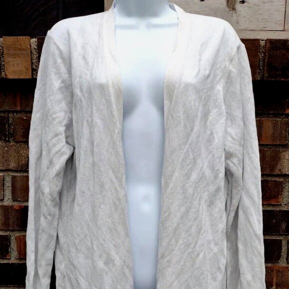 Eileen Fisher Long Open Cardigan - Picture 4 of 9